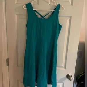 Green medium dress midi